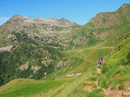 Da Ca San Marco al PASSO-LAGO di VERROBBIO ad anello salendo dall'ALTA VIA MERCATORUM -1lu25  - FOTOGALLERY